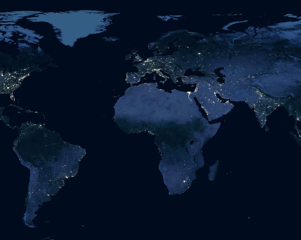 Map,Of,Earth,At,Night,,Flat,View,Of,City,Lights